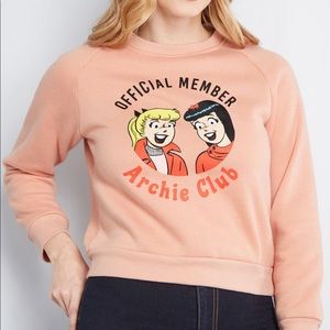 Archie Club Graphic Crew Sweatshirt NEW
